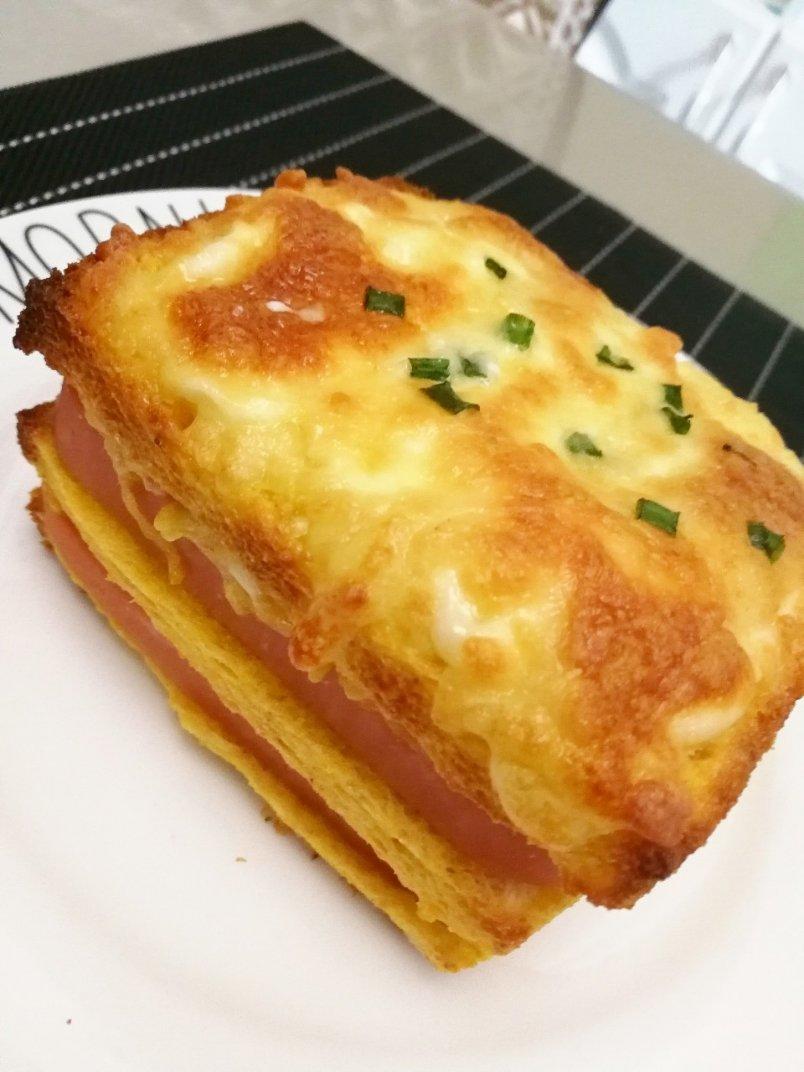 超级好吃的黄金三明治🥪