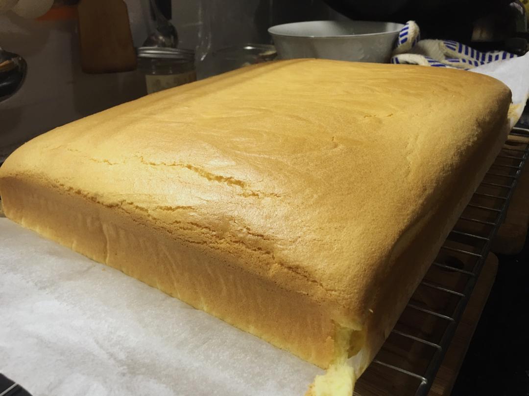 夏日的雪人做的ukoeo定制古早烤盘之古早味蛋糕