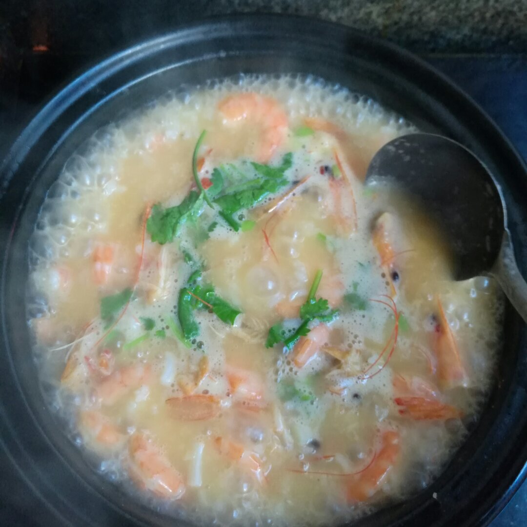 秘制鲜虾粥