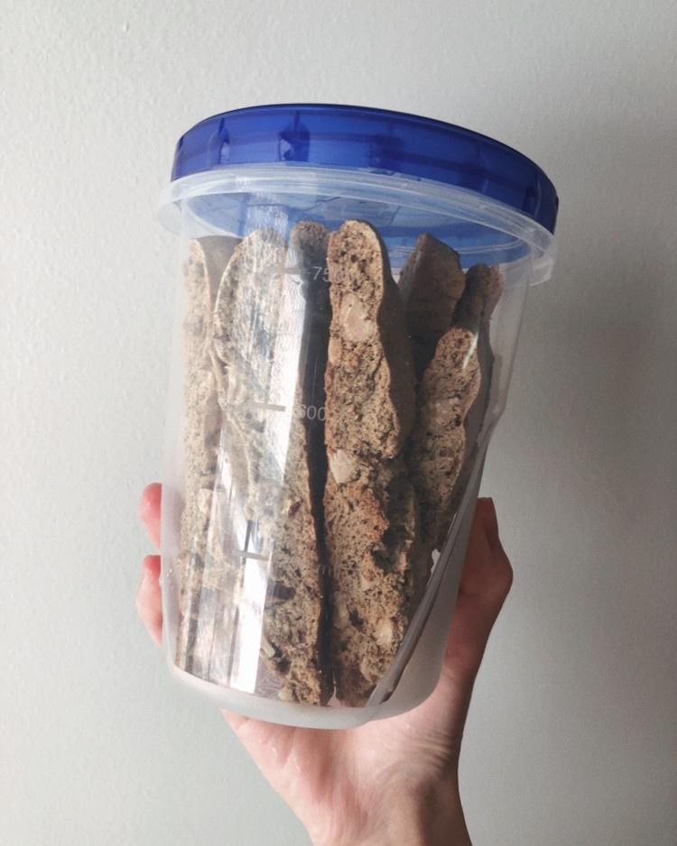 【香到爆炸的！！－黑芝麻风味意式脆饼 】Biscotti