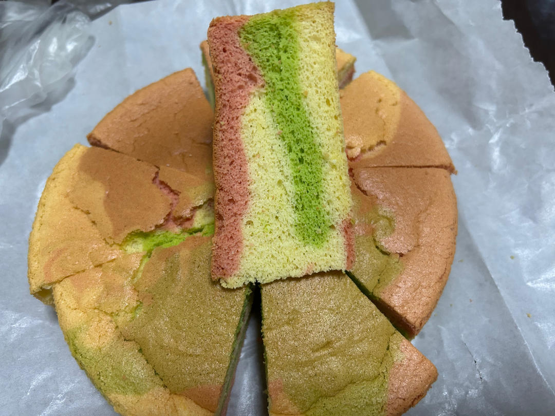 天然果蔬戚风蛋糕