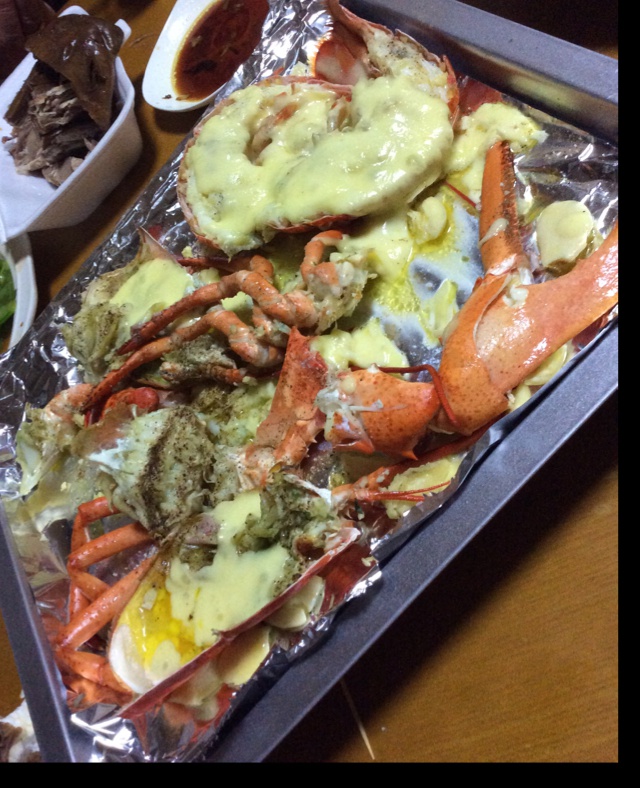 奶油芝士焗龙虾