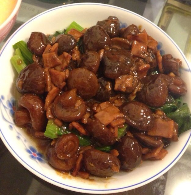蚝油香菇菜心