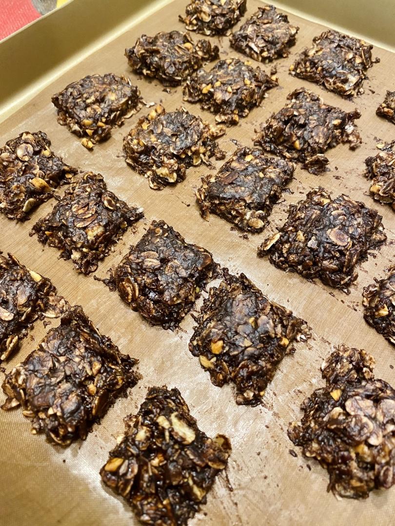 五分钟免烤可可燕麦曲奇🍪