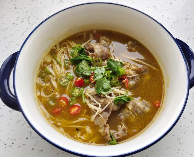 酸汤金针肥牛-下厨房酸汤肥牛调料的做法