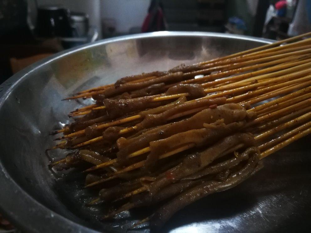 爆炒鸭肠