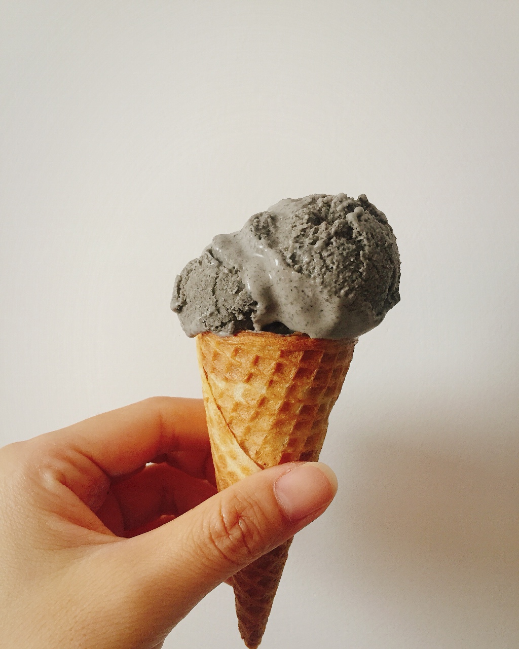 黑芝麻酱冰淇淋
