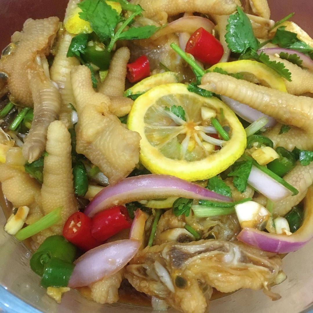 抖音网红百香果柠檬凤爪