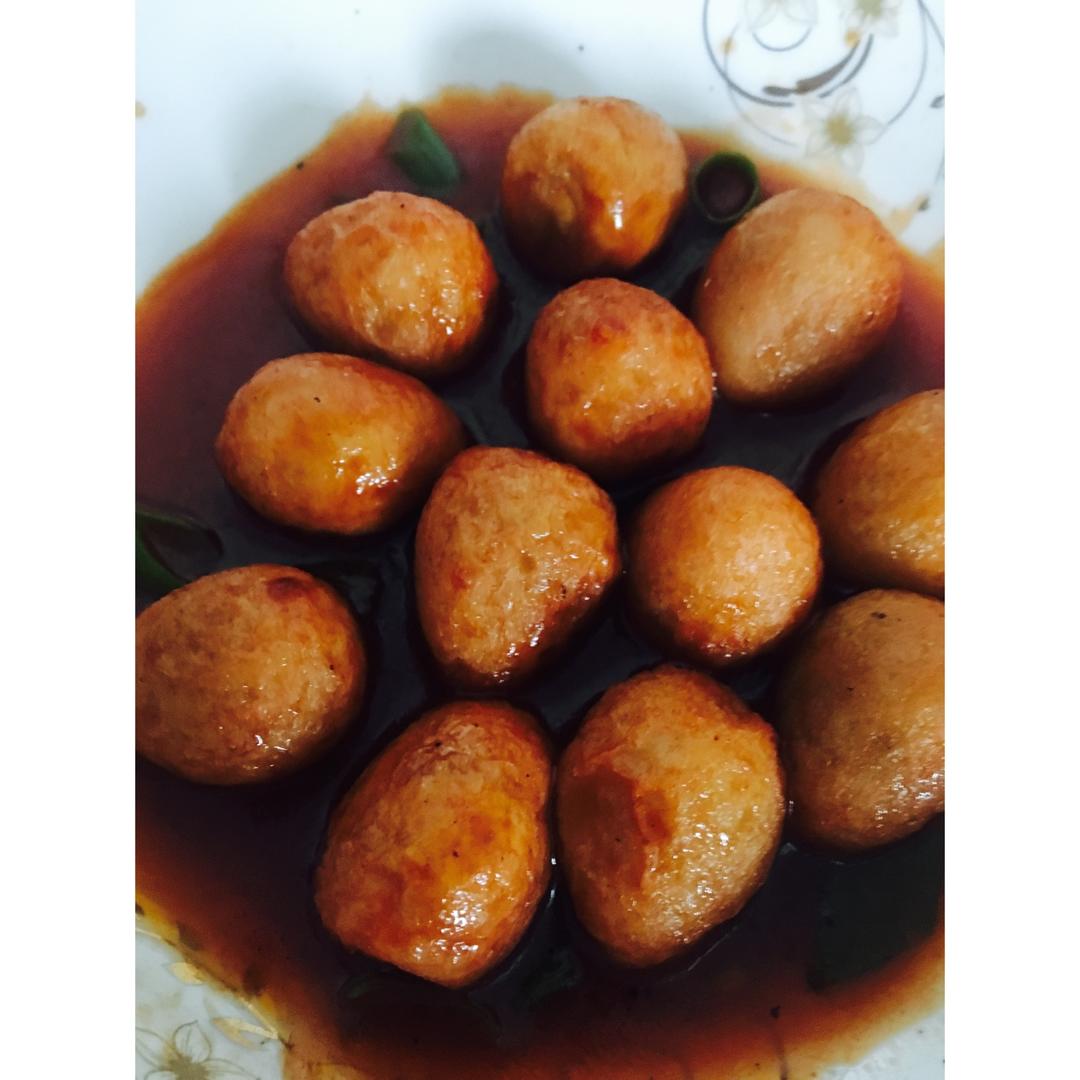 酱汁虎皮鹌鹑蛋