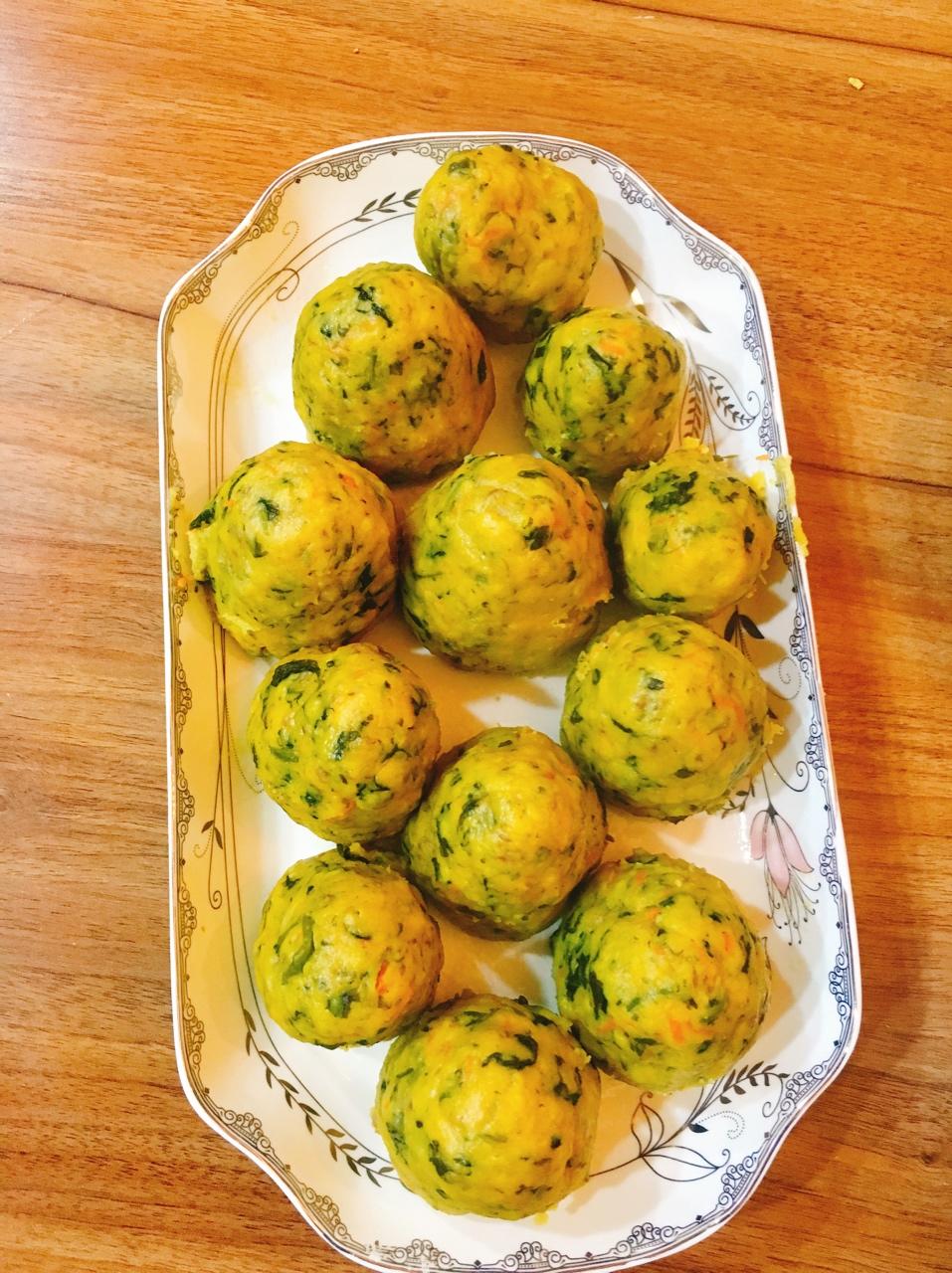 堂妈小厨——玉米菜窝头