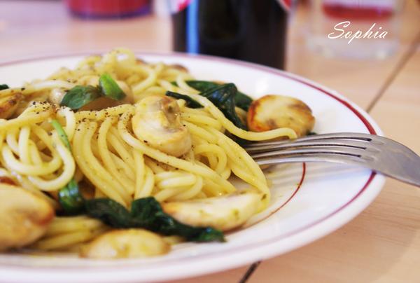 蘑菇意面 - Spaghetti with Mushroom & Parsley