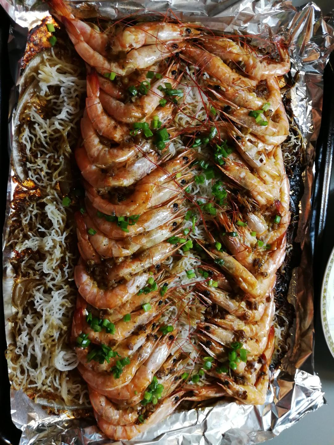 蒜蓉粉丝虾（烤箱版）