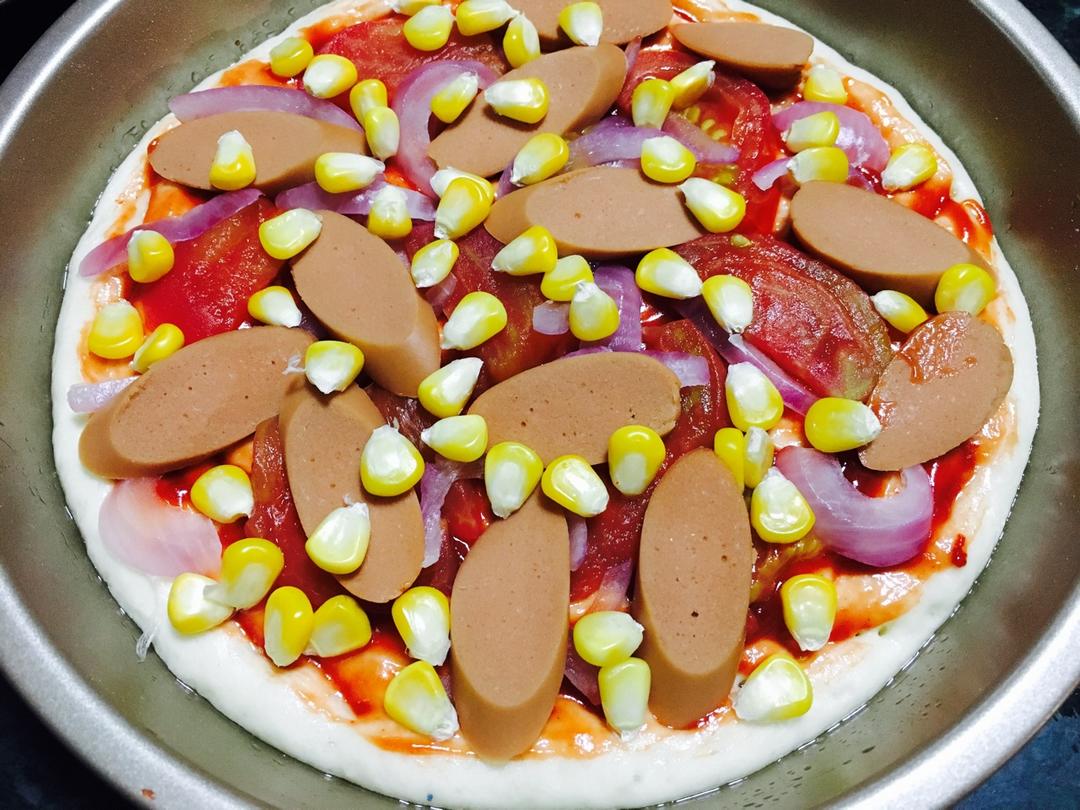 8寸纯手工什锦披萨