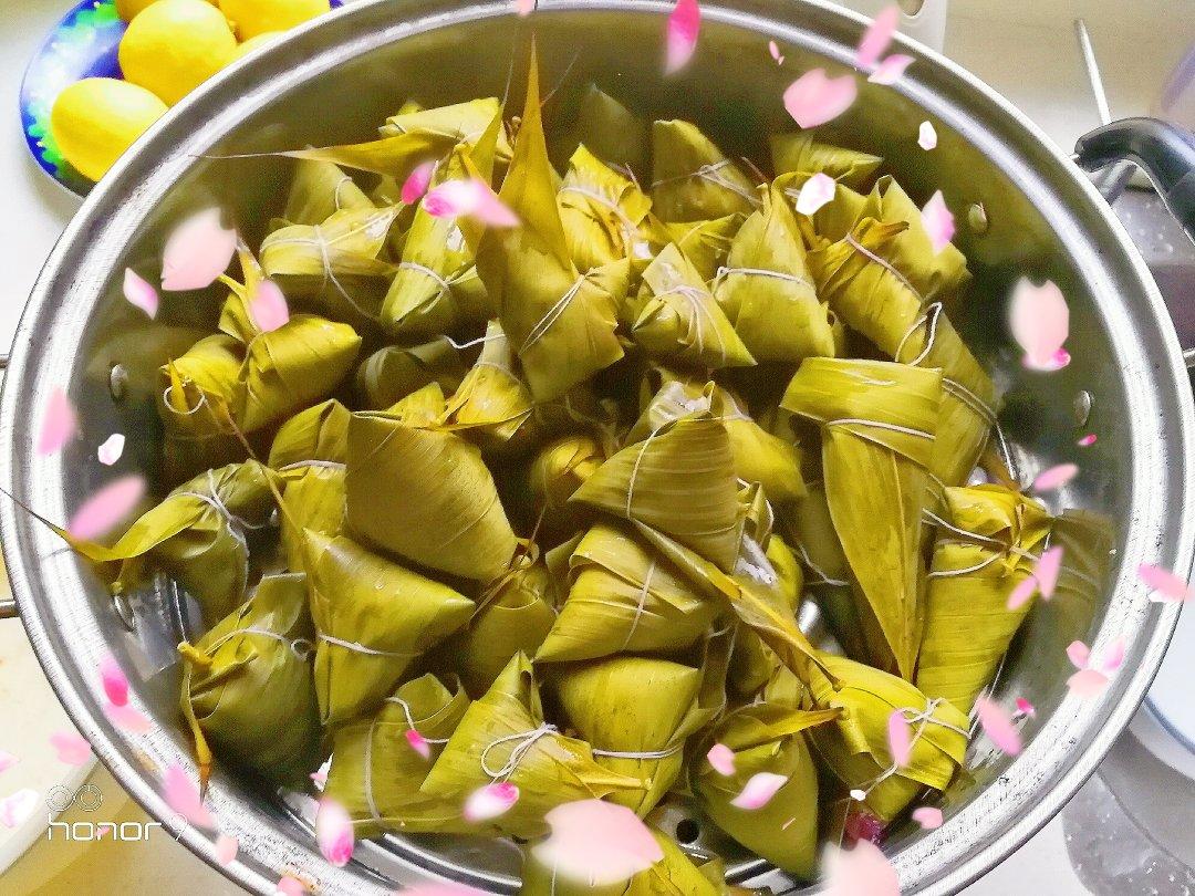 水晶豆沙粽