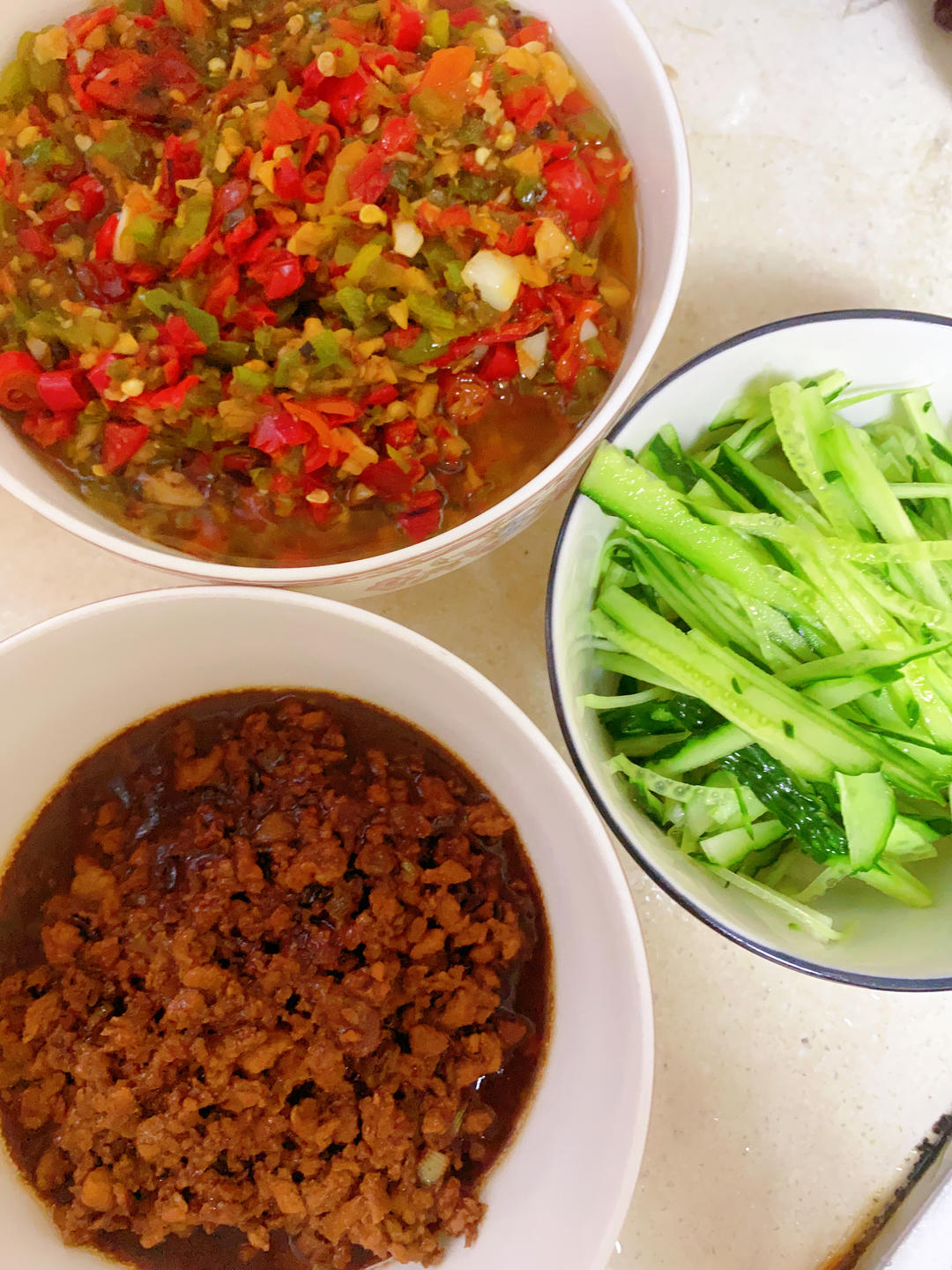 肉末炸酱面孩子天天想吃