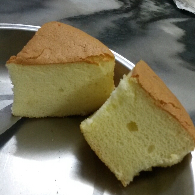 超好记八寸戚风蛋糕（后蛋法）