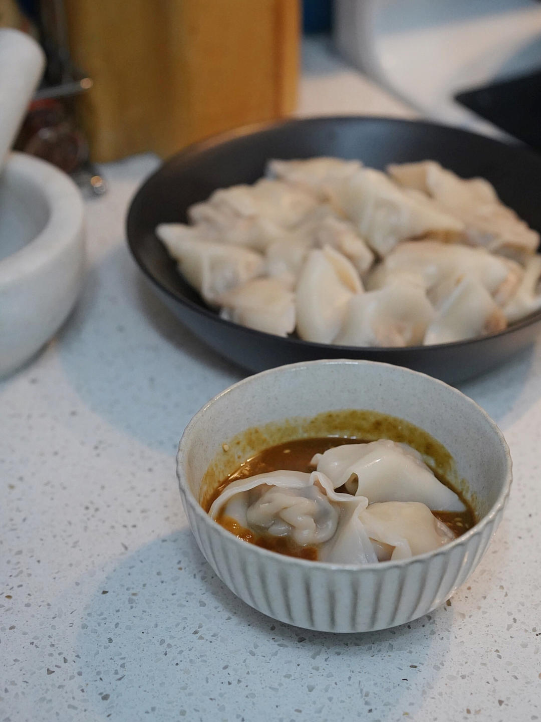肉不柴的馄饨馅