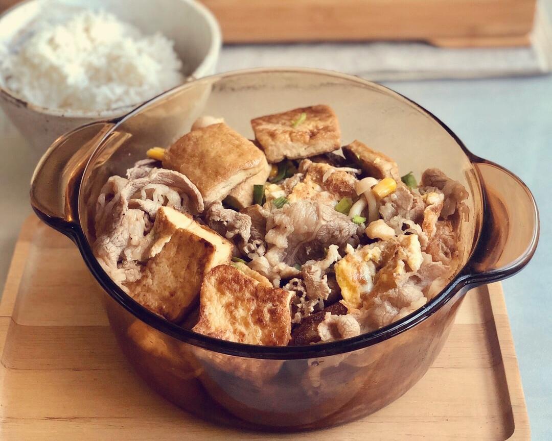 肥牛豆干煲，肥牛是配菜