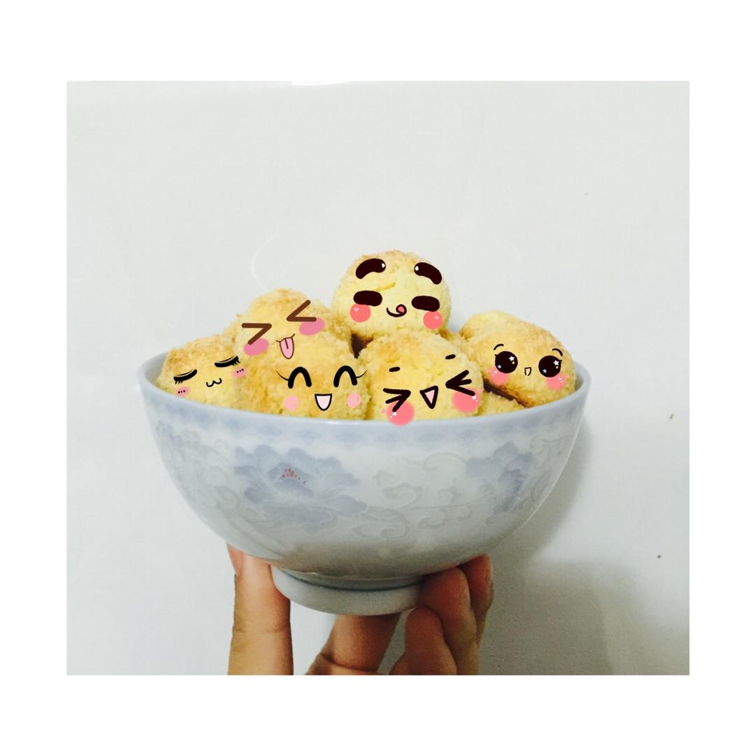 【视频】椰蓉小酥球（消耗蛋黄）童年美食