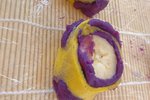 紫薯香蕉玉米面鸡蛋卷