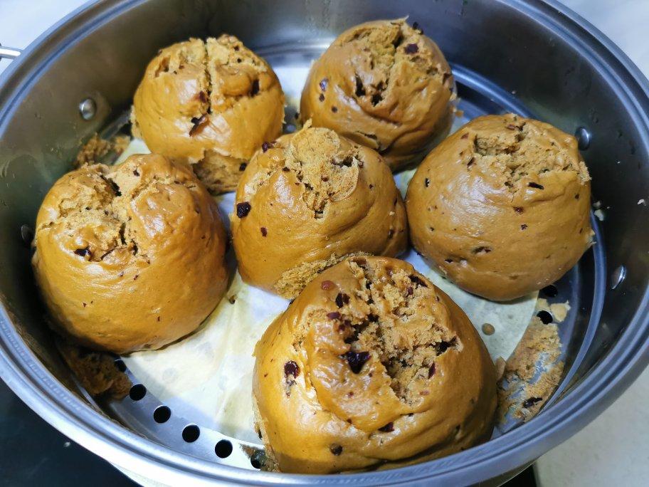 新手也能爆开花的老面红糖大枣开花馒头（泡打粉版or无泡打粉版）