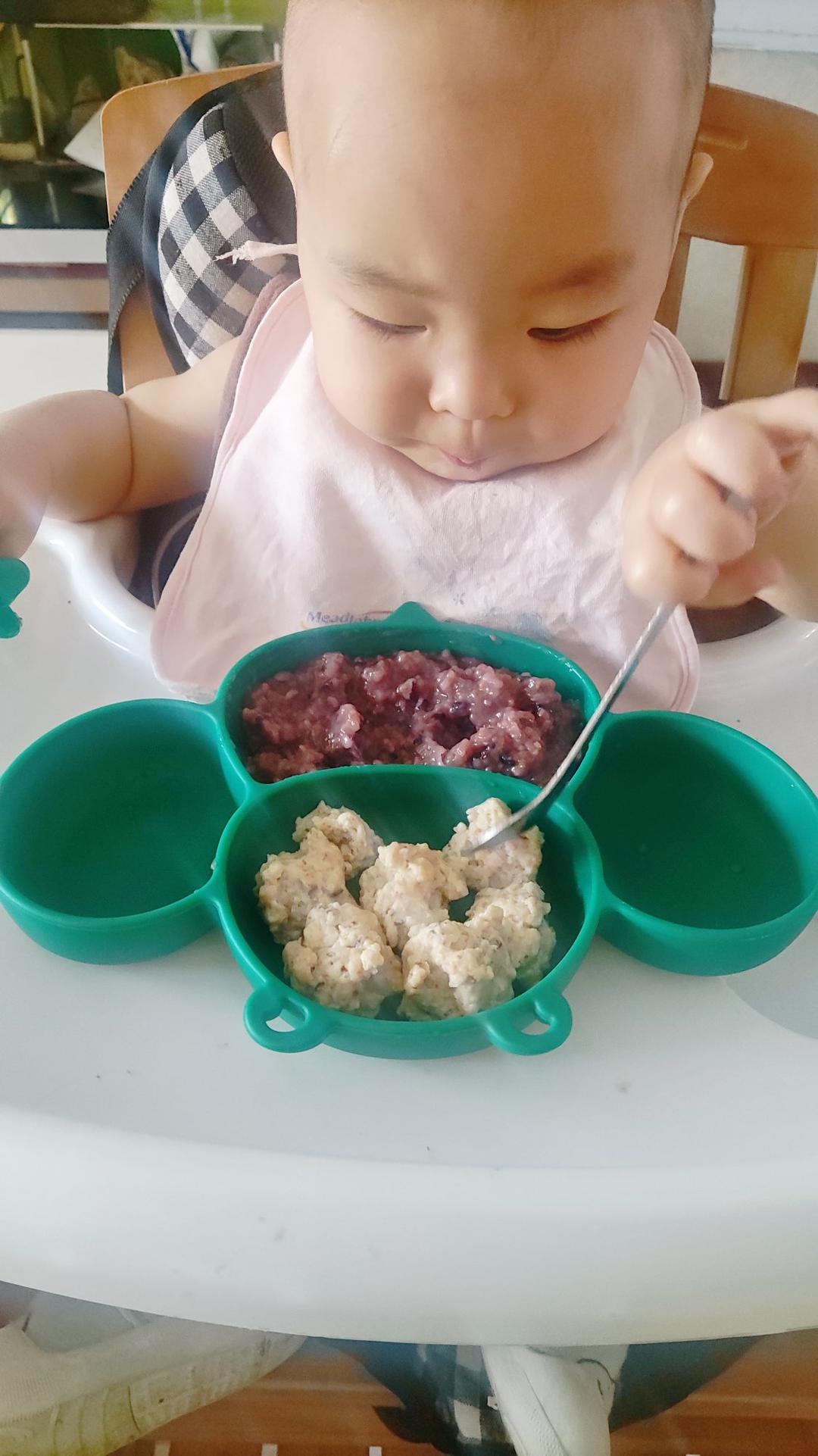 宝宝辅食鲜虾豆腐小丸子