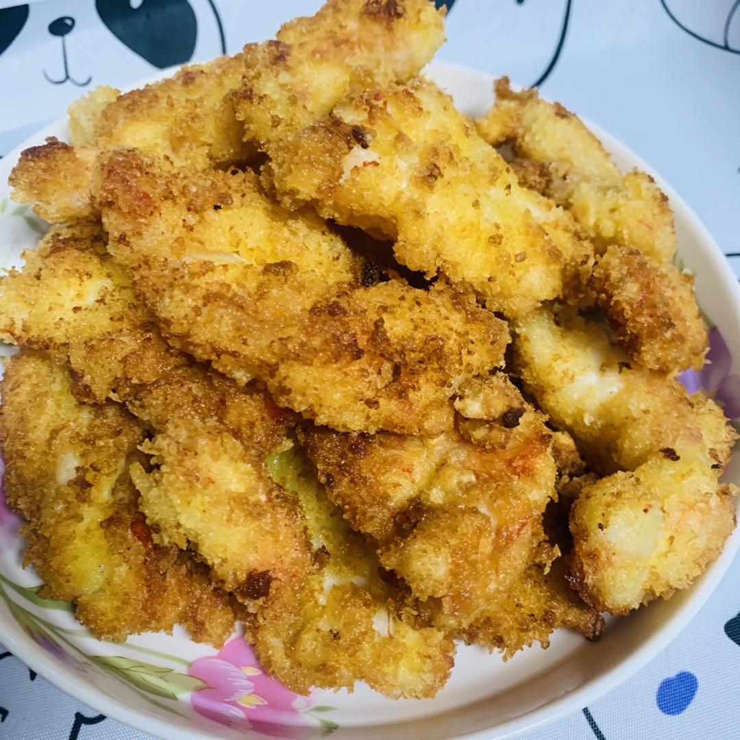 面包糠炸虾