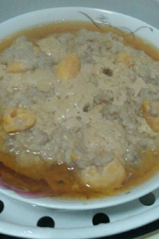 咸蛋肉饼