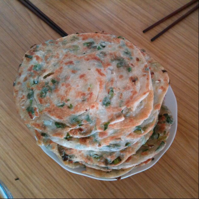 自制葱油饼