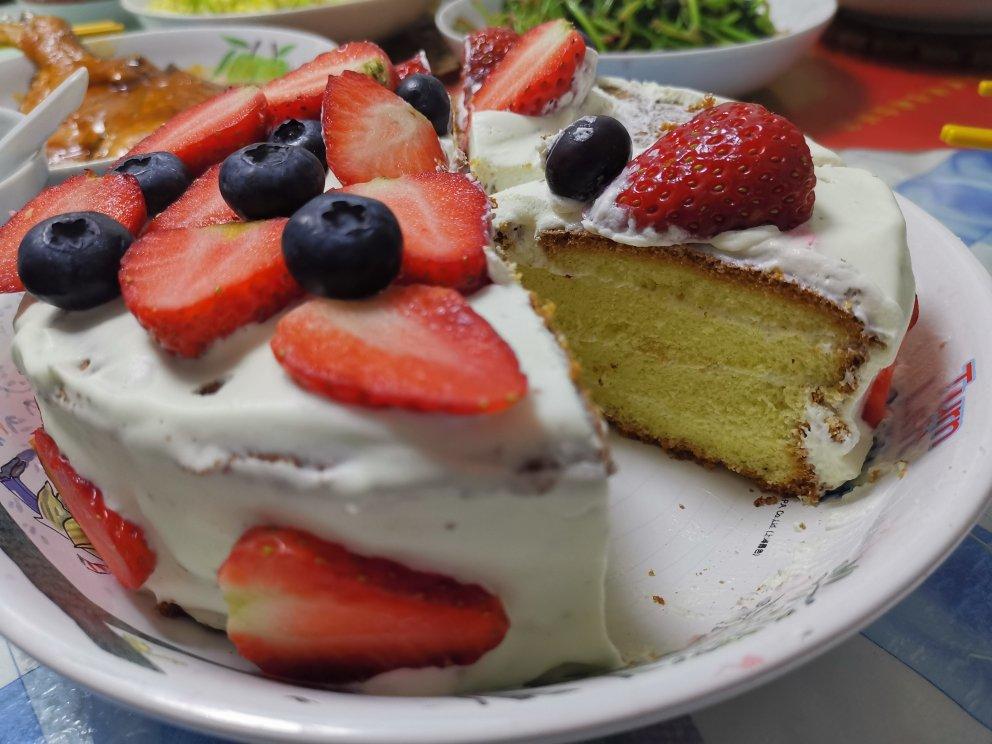 八寸戚风蛋糕（生日蛋糕坯）附六寸配单