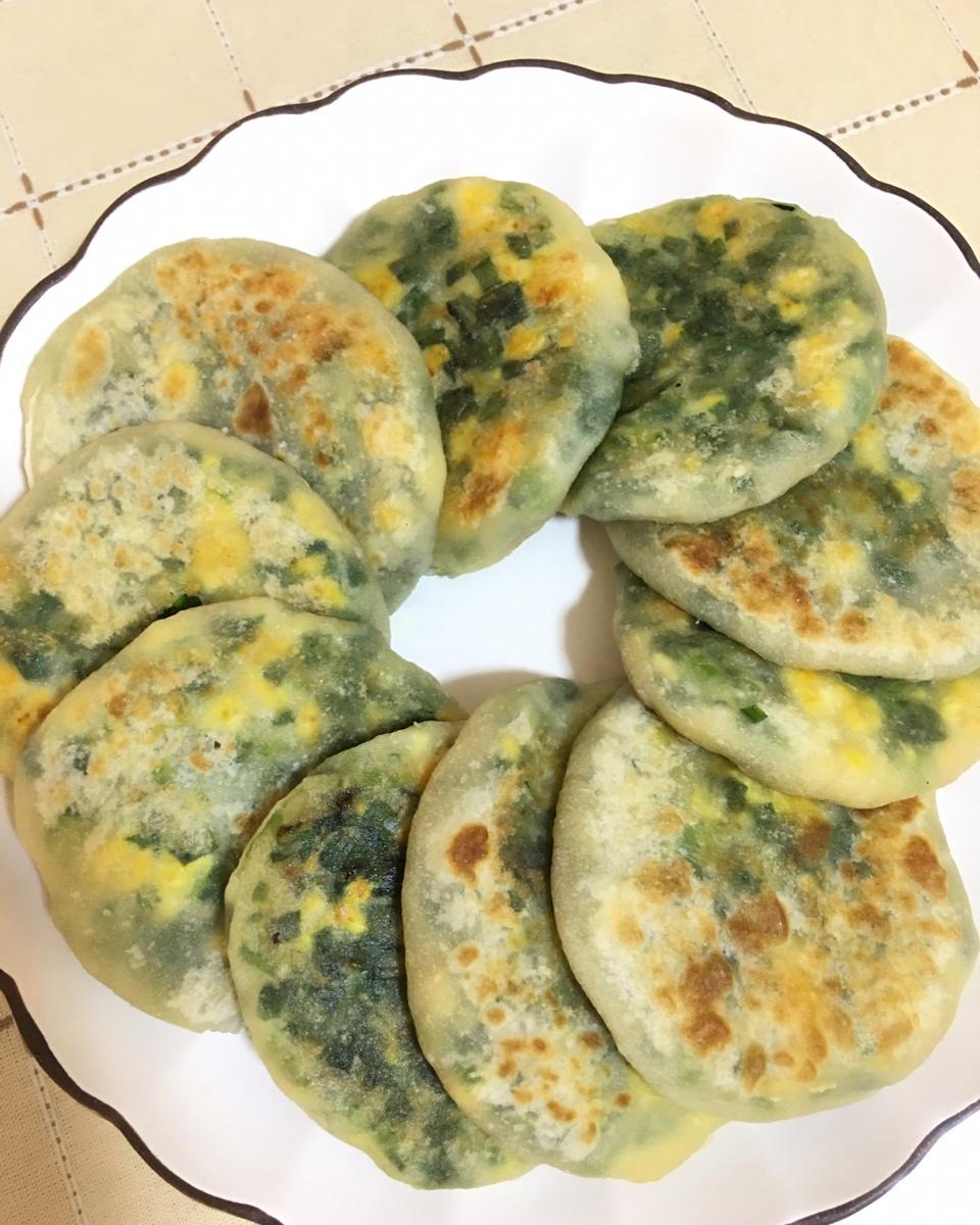 韭菜鸡蛋馅饼