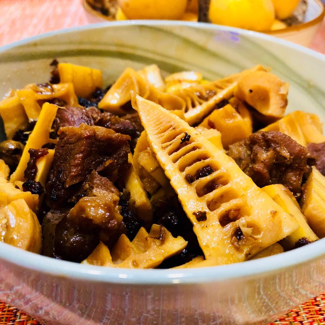 juliajue做的鲜竹笋烧牛肉