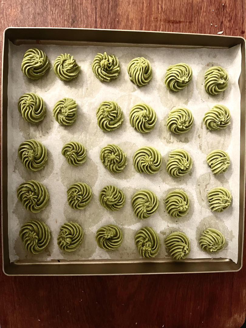 堂妈教你做三色曲奇