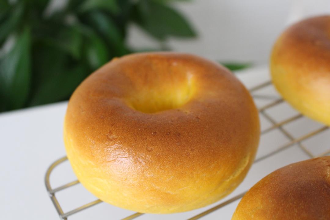 南瓜肉桂葡萄干贝果【北鼎烤箱】