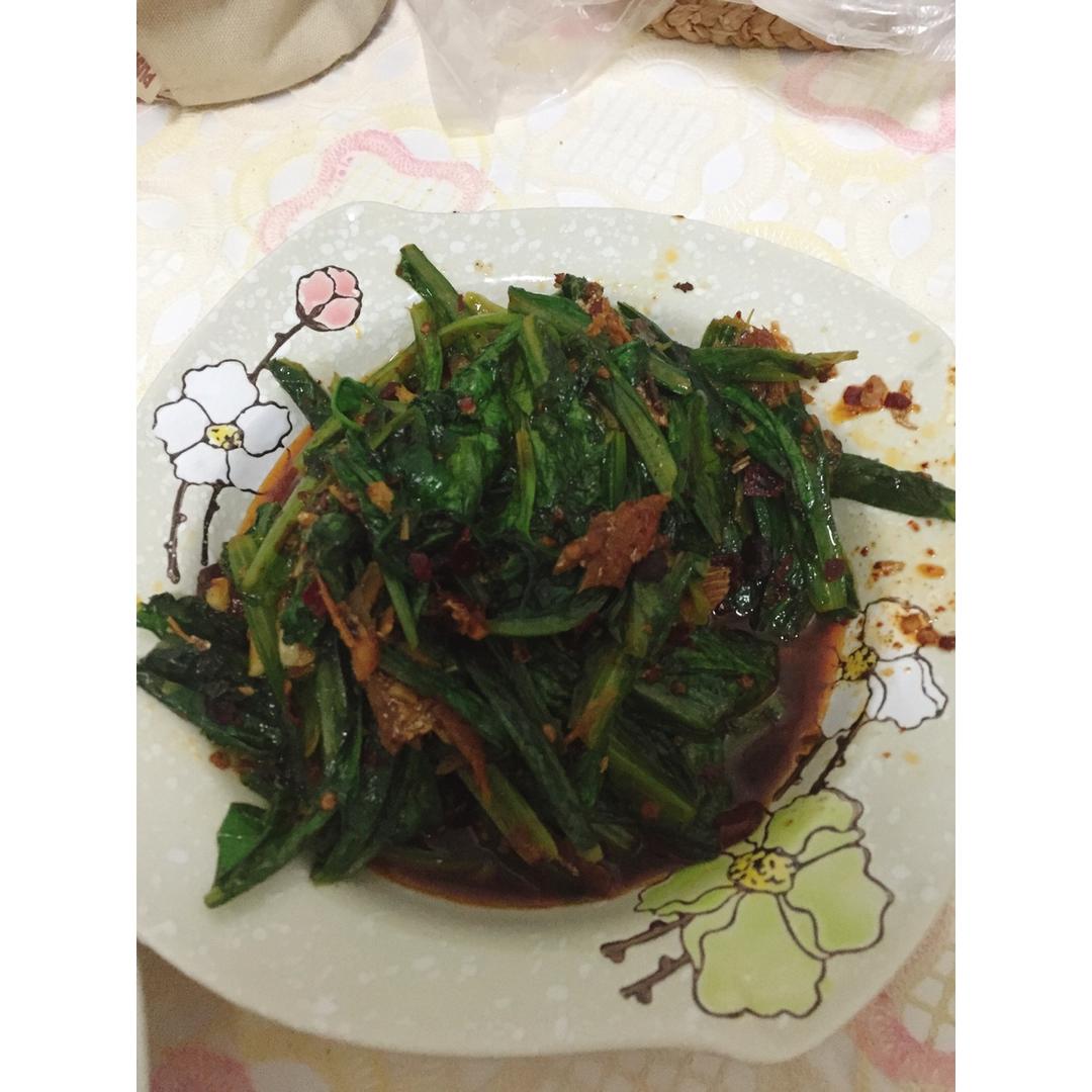豆豉鲮鱼油麦菜