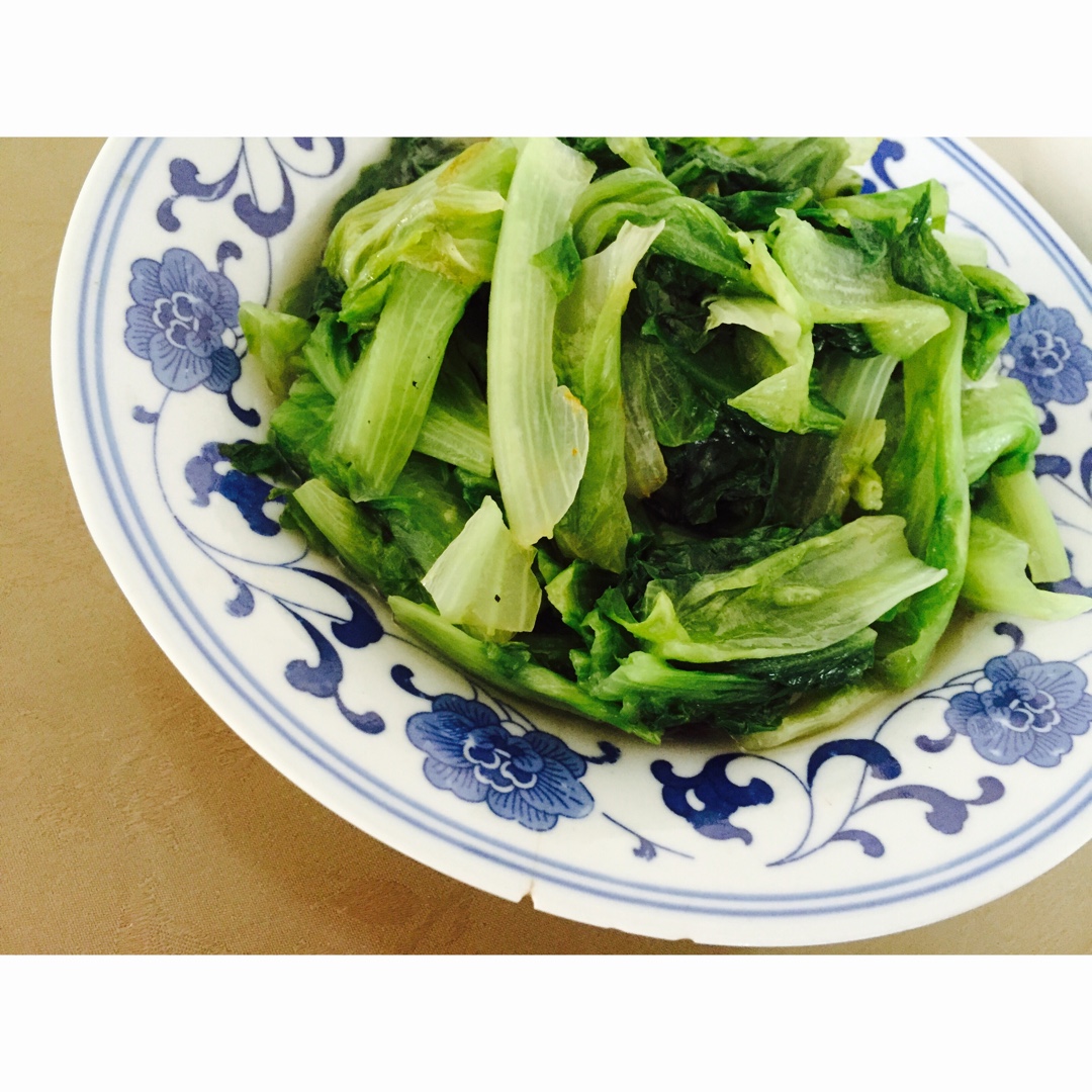 清炒生菜