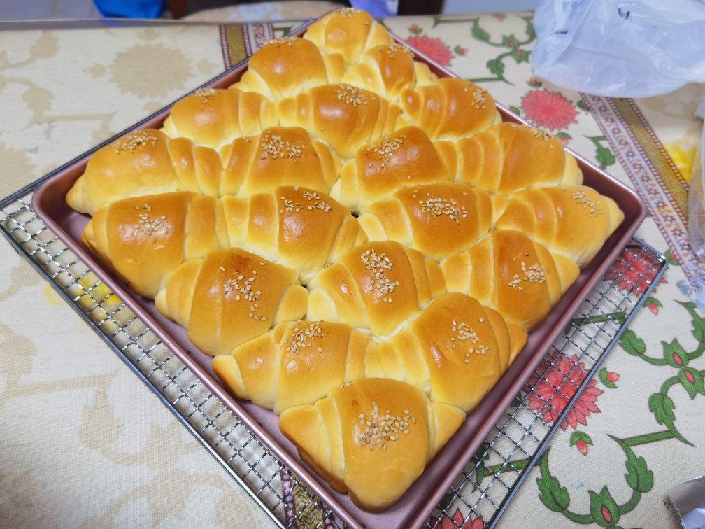 牛奶面包卷（直接法）