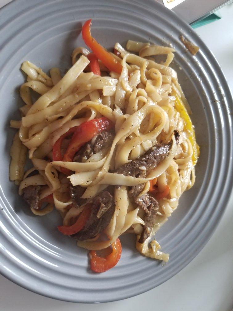 比餐厅好吃的黑椒牛柳意面🍝零失败简单教程