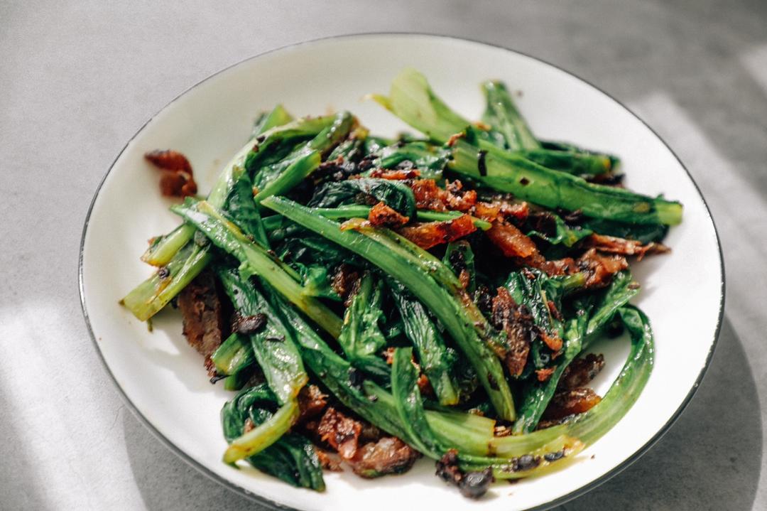 豆豉鲮鱼油麦菜