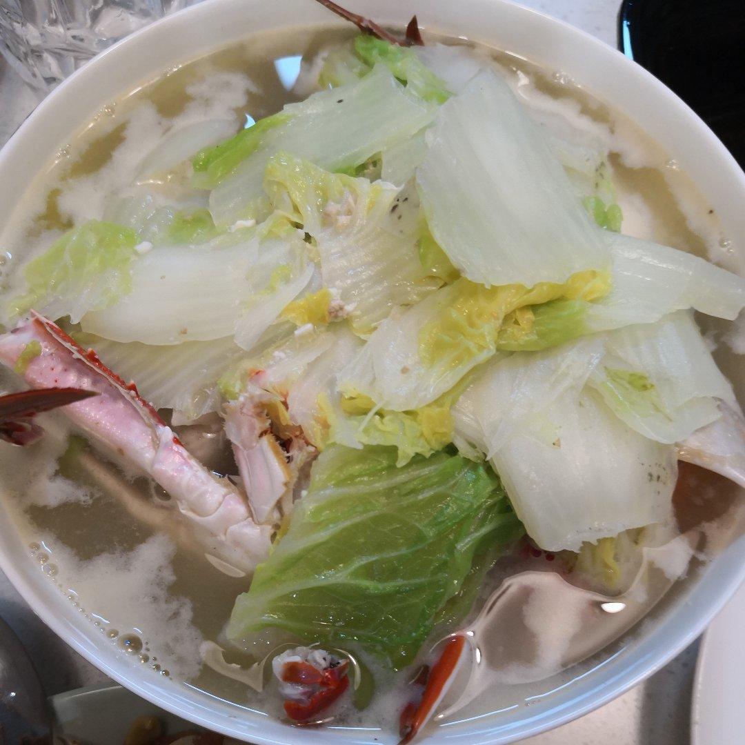 螃蟹白菜汤