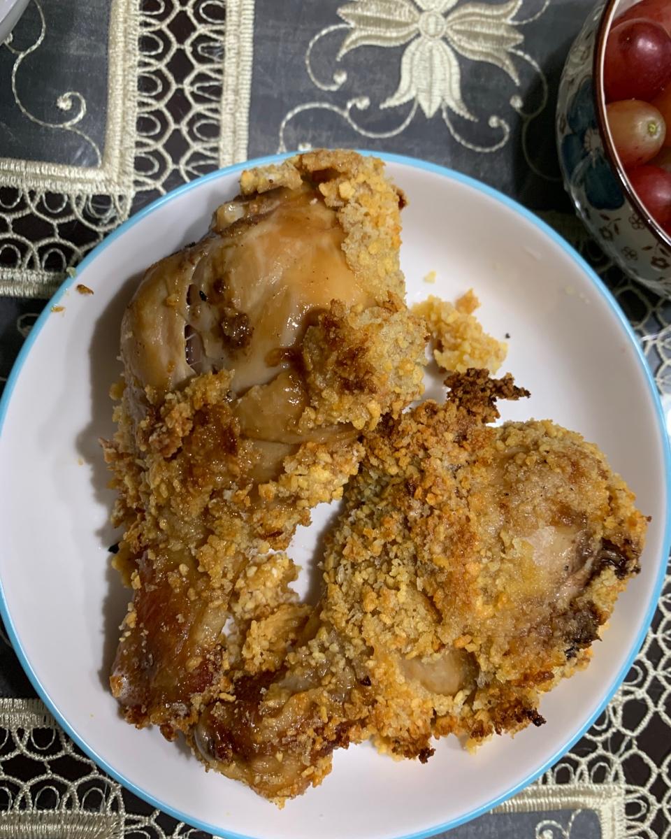 直击KFC脆皮鸡腿