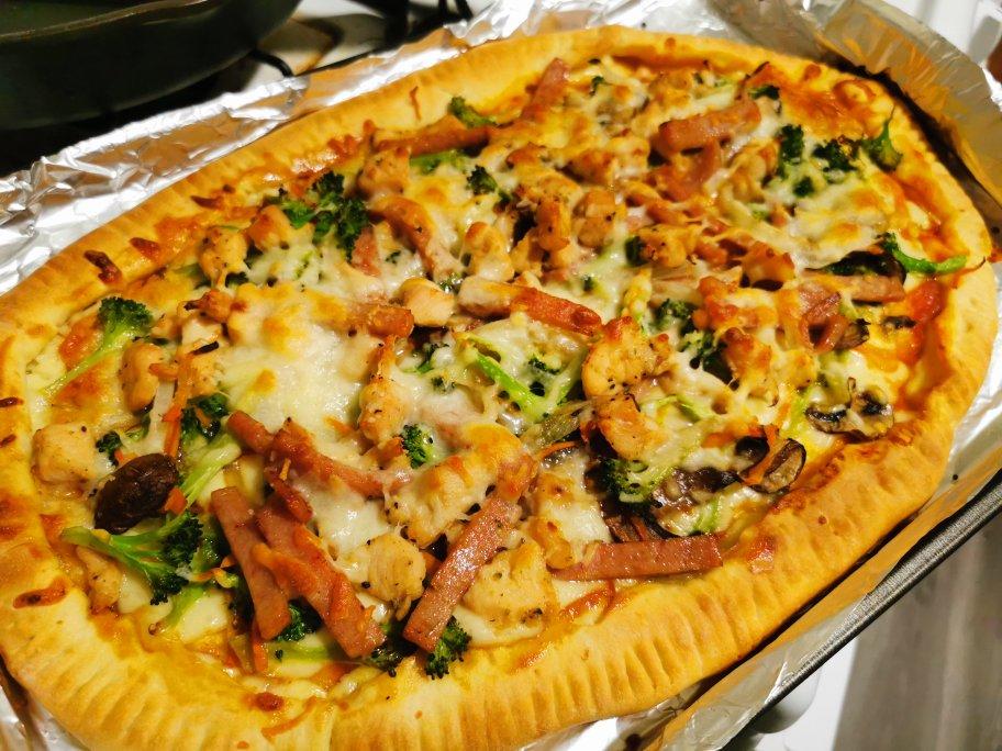 中筋面粉版🍕披萨🍕