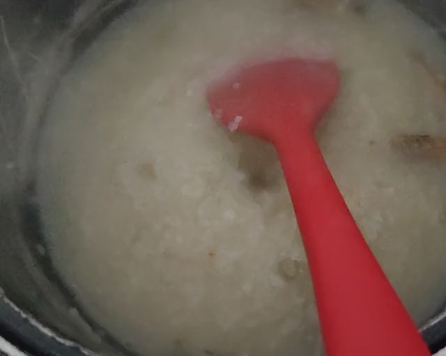 鲜虾粥🦐胚芽米🍚版超级快手 无滤镜的做法 步骤9