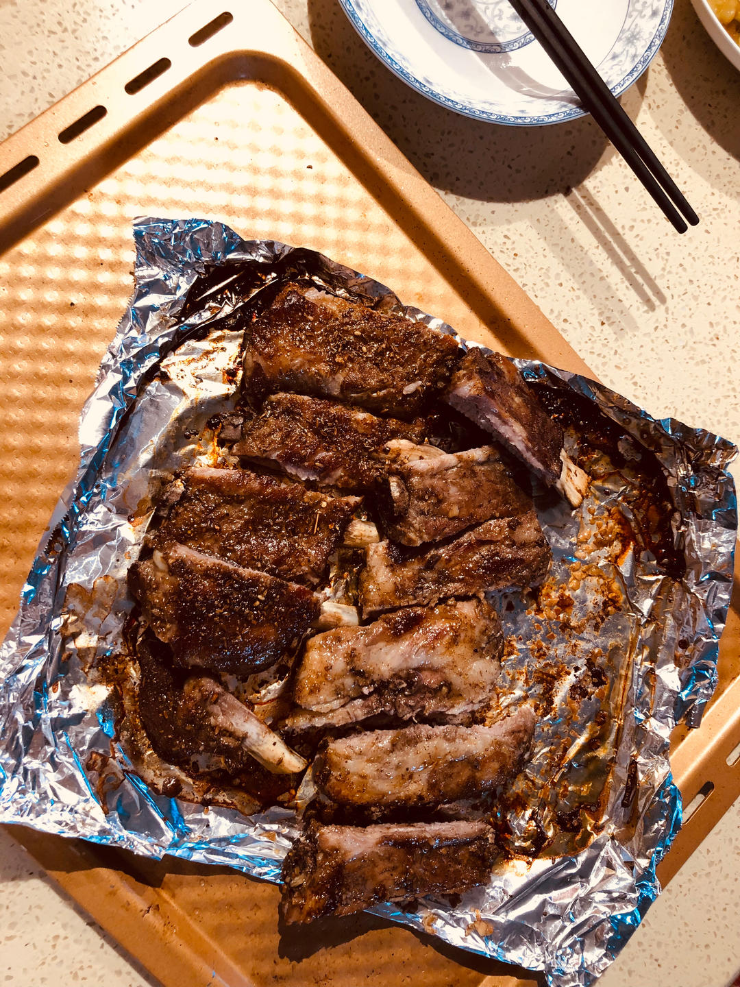 免油炸，巨解馋㊙️香到骨头里的蒜香排骨🔥