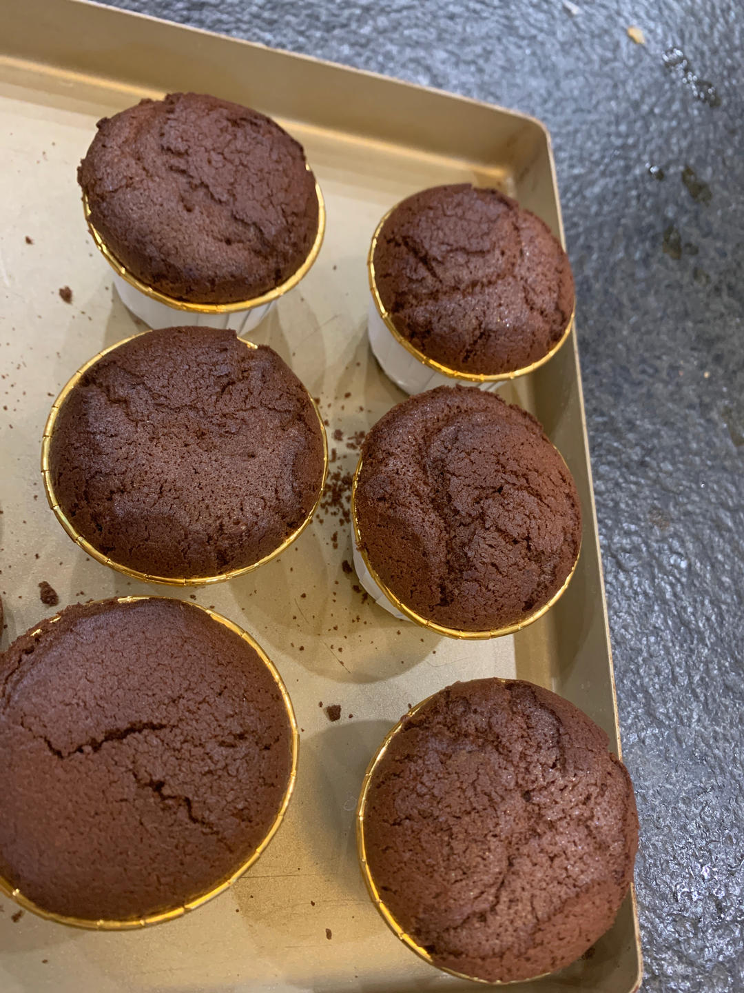 可可巧克力Cupcake纸杯子海绵蛋糕（甜品台都用本方）C6