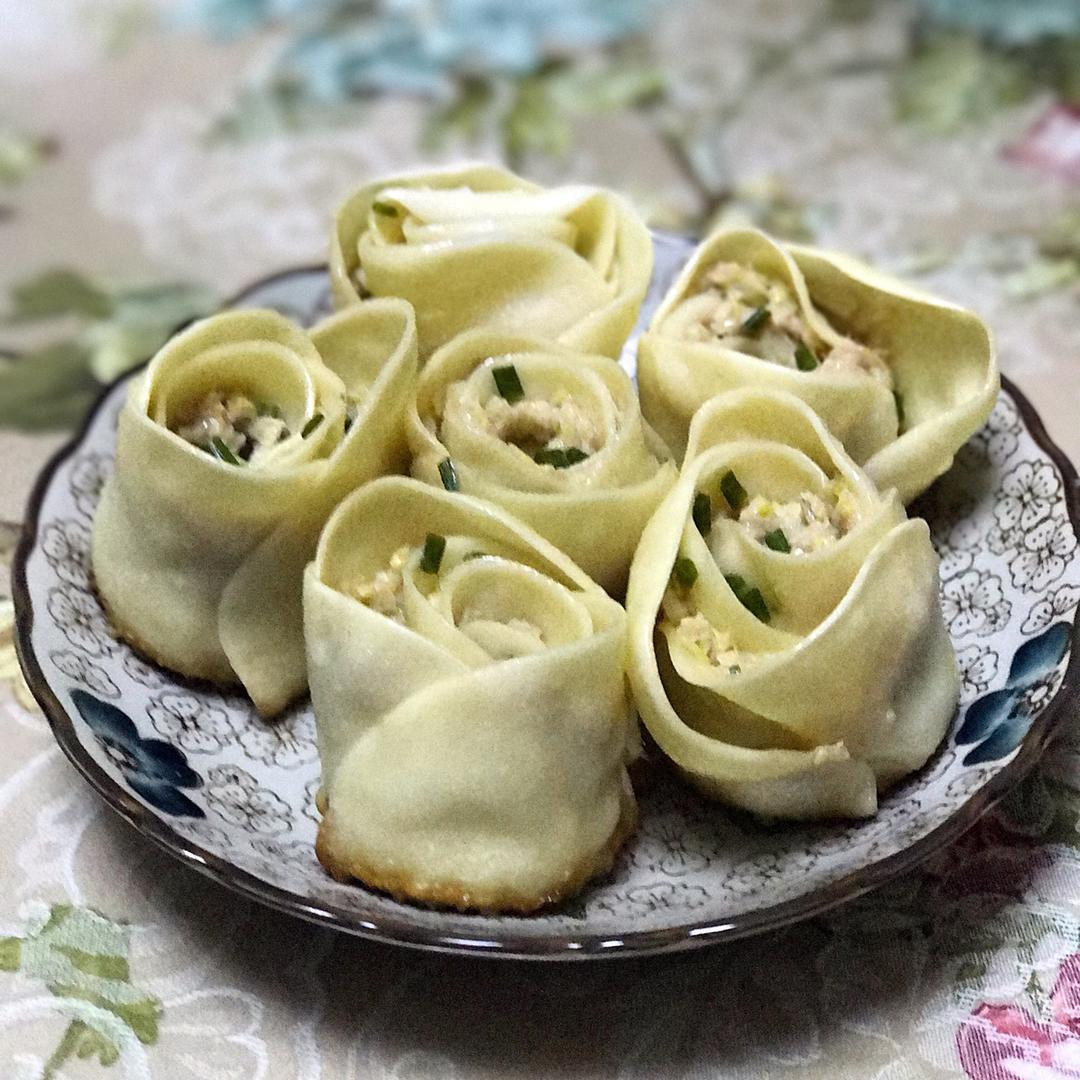 玫瑰花饺子