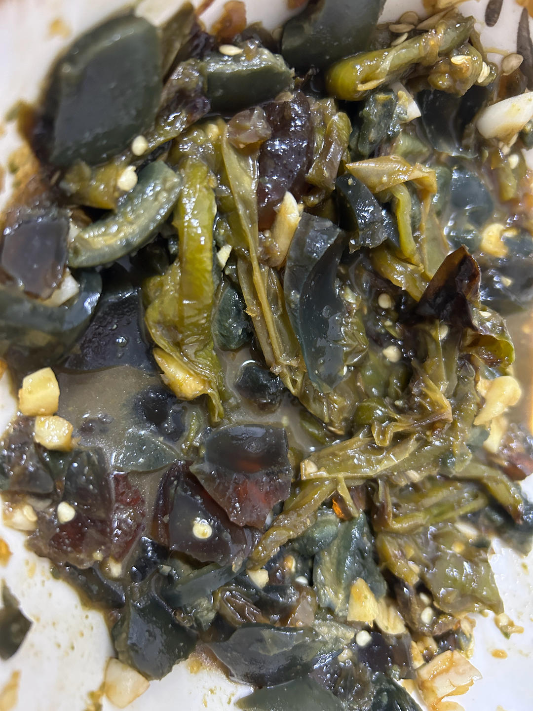 最简单下饭神器🫑擂椒皮蛋
