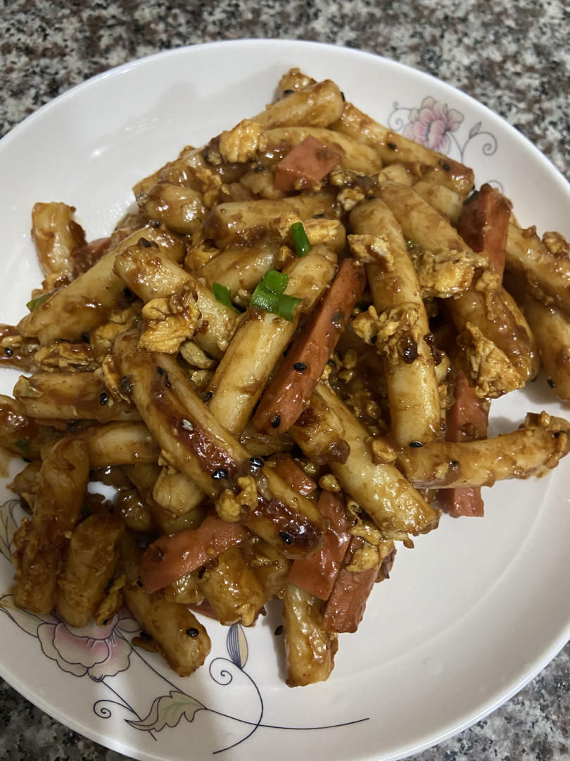 酱香炒年糕