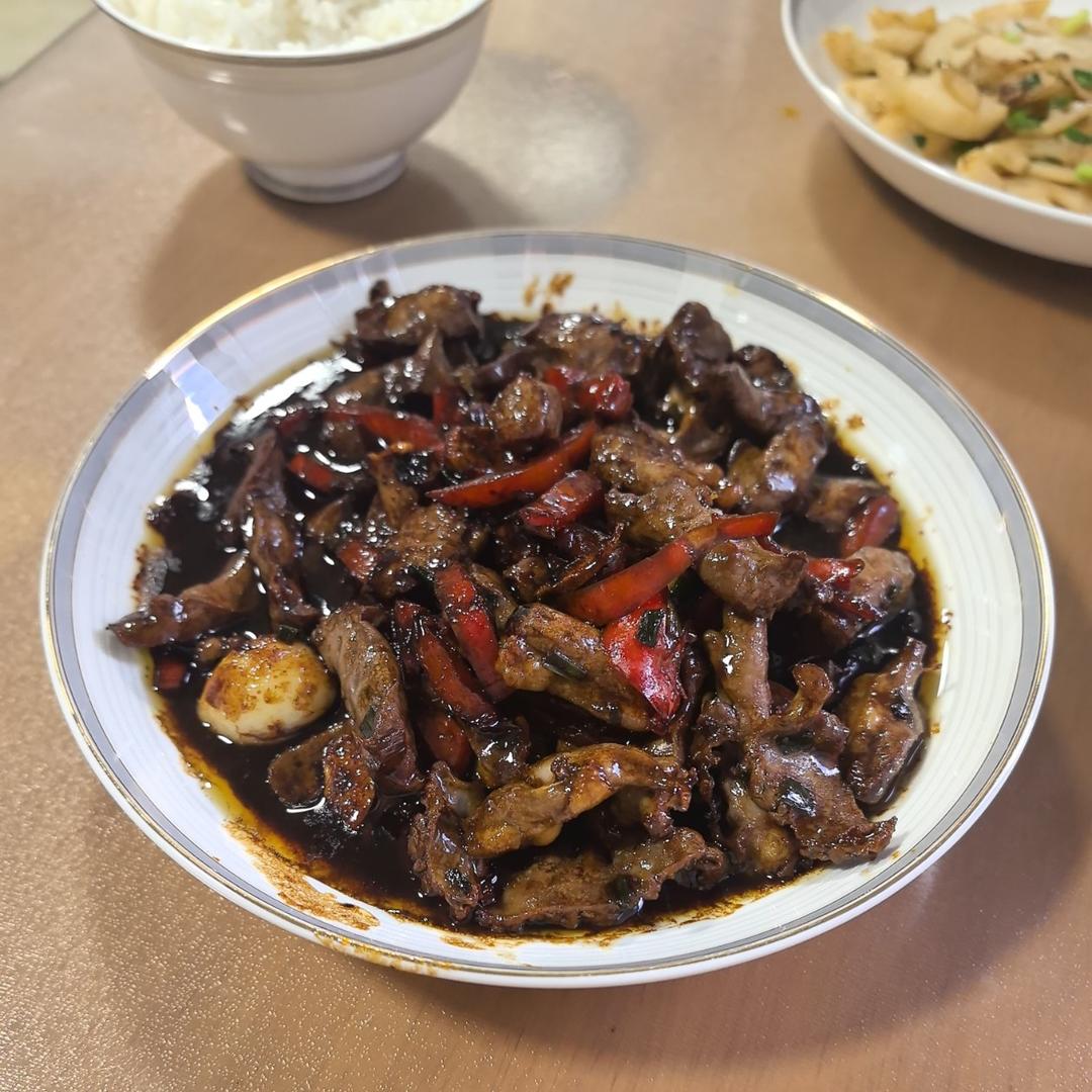 爆炒猪心