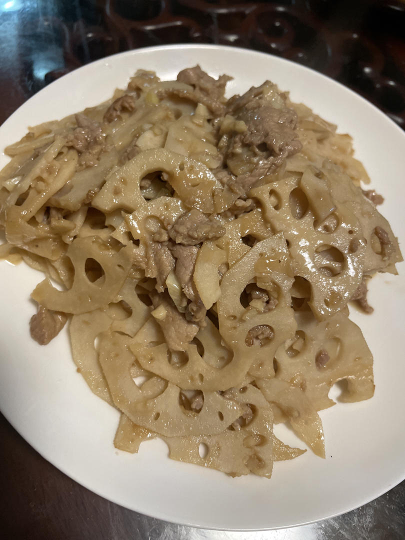 超下饭的莲藕炒肉